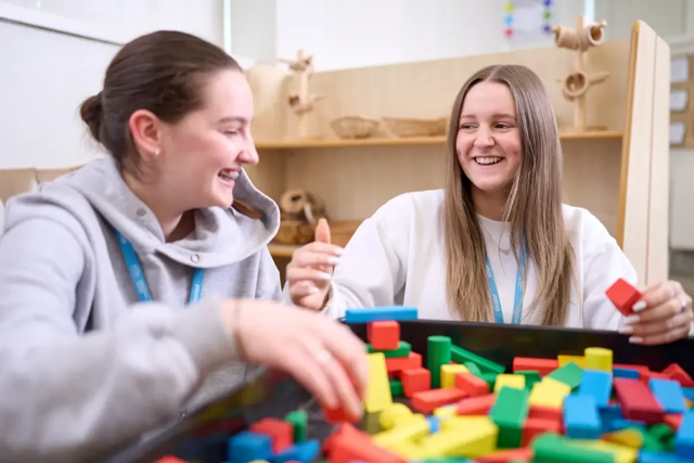 Smiley girls early years